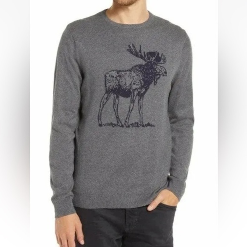 1901 Nordstrom’s Men’s  Crewneck Sweater in Gray